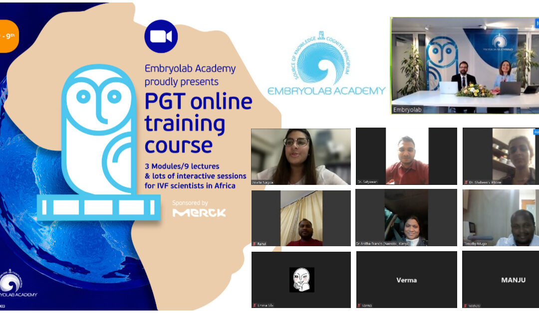 “PGT online training course” for scientists in Africa