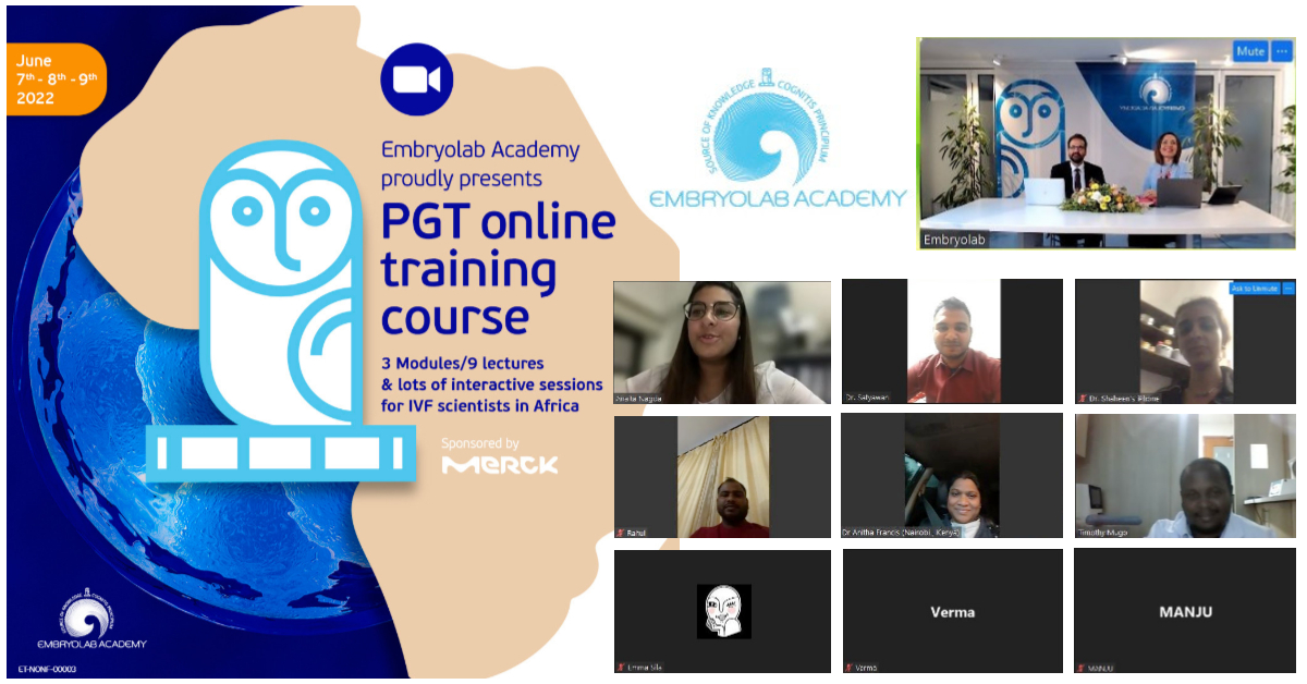 “PGT online training course” for scientists in Africa