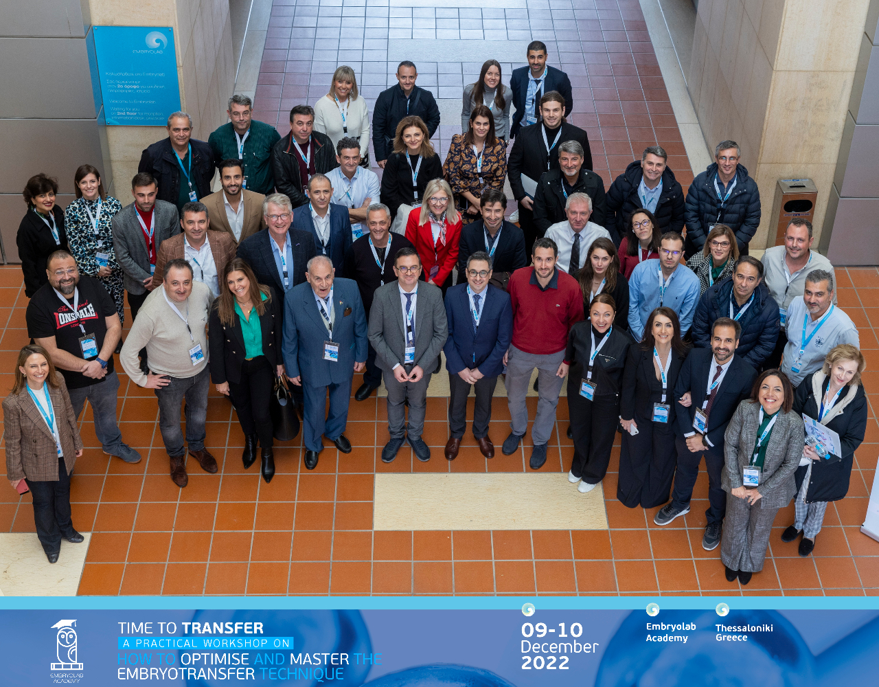 group photo-TIME TO TRANSFER_ A PRACTICAL WORKSHOP ON OPTIMISATION AND MASTERING OF EMBRYOTRANSFER